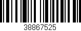 Código de barras (EAN, GTIN, SKU, ISBN): '38867525'