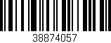 Código de barras (EAN, GTIN, SKU, ISBN): '38874057'