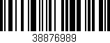 Código de barras (EAN, GTIN, SKU, ISBN): '38876989'
