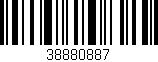 Código de barras (EAN, GTIN, SKU, ISBN): '38880887'