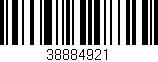 Código de barras (EAN, GTIN, SKU, ISBN): '38884921'
