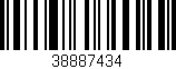 Código de barras (EAN, GTIN, SKU, ISBN): '38887434'