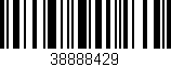 Código de barras (EAN, GTIN, SKU, ISBN): '38888429'