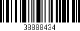 Código de barras (EAN, GTIN, SKU, ISBN): '38888434'