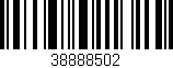 Código de barras (EAN, GTIN, SKU, ISBN): '38888502'