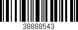 Código de barras (EAN, GTIN, SKU, ISBN): '38888543'