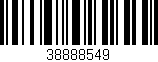 Código de barras (EAN, GTIN, SKU, ISBN): '38888549'