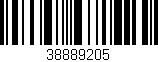 Código de barras (EAN, GTIN, SKU, ISBN): '38889205'