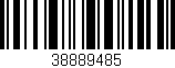 Código de barras (EAN, GTIN, SKU, ISBN): '38889485'