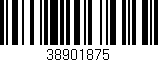 Código de barras (EAN, GTIN, SKU, ISBN): '38901875'