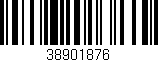 Código de barras (EAN, GTIN, SKU, ISBN): '38901876'