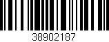 Código de barras (EAN, GTIN, SKU, ISBN): '38902187'