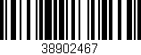 Código de barras (EAN, GTIN, SKU, ISBN): '38902467'
