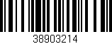 Código de barras (EAN, GTIN, SKU, ISBN): '38903214'