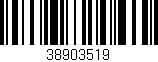 Código de barras (EAN, GTIN, SKU, ISBN): '38903519'