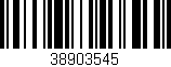 Código de barras (EAN, GTIN, SKU, ISBN): '38903545'
