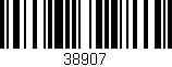 Código de barras (EAN, GTIN, SKU, ISBN): '38907'