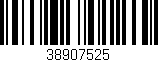 Código de barras (EAN, GTIN, SKU, ISBN): '38907525'