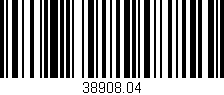 Código de barras (EAN, GTIN, SKU, ISBN): '38908.04'