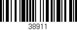 Código de barras (EAN, GTIN, SKU, ISBN): '38911'