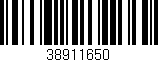 Código de barras (EAN, GTIN, SKU, ISBN): '38911650'