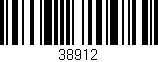Código de barras (EAN, GTIN, SKU, ISBN): '38912'