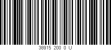 Código de barras (EAN, GTIN, SKU, ISBN): '38915_200_0_U'
