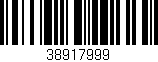 Código de barras (EAN, GTIN, SKU, ISBN): '38917999'