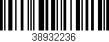 Código de barras (EAN, GTIN, SKU, ISBN): '38932236'