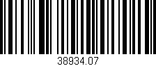 Código de barras (EAN, GTIN, SKU, ISBN): '38934.07'
