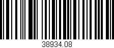 Código de barras (EAN, GTIN, SKU, ISBN): '38934.08'