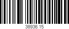 Código de barras (EAN, GTIN, SKU, ISBN): '38936.15'