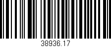 Código de barras (EAN, GTIN, SKU, ISBN): '38936.17'