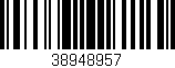 Código de barras (EAN, GTIN, SKU, ISBN): '38948957'