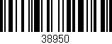 Código de barras (EAN, GTIN, SKU, ISBN): '38950'