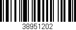 Código de barras (EAN, GTIN, SKU, ISBN): '38951202'