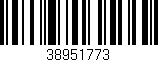 Código de barras (EAN, GTIN, SKU, ISBN): '38951773'
