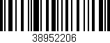 Código de barras (EAN, GTIN, SKU, ISBN): '38952206'