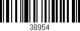 Código de barras (EAN, GTIN, SKU, ISBN): '38954'