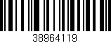 Código de barras (EAN, GTIN, SKU, ISBN): '38964119'