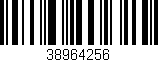 Código de barras (EAN, GTIN, SKU, ISBN): '38964256'
