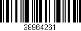 Código de barras (EAN, GTIN, SKU, ISBN): '38964261'
