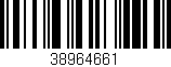 Código de barras (EAN, GTIN, SKU, ISBN): '38964661'