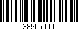 Código de barras (EAN, GTIN, SKU, ISBN): '38965000'