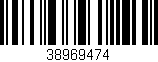 Código de barras (EAN, GTIN, SKU, ISBN): '38969474'