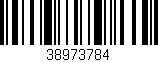 Código de barras (EAN, GTIN, SKU, ISBN): '38973784'