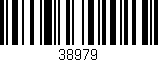 Código de barras (EAN, GTIN, SKU, ISBN): '38979'