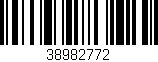 Código de barras (EAN, GTIN, SKU, ISBN): '38982772'