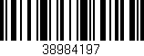 Código de barras (EAN, GTIN, SKU, ISBN): '38984197'