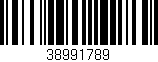 Código de barras (EAN, GTIN, SKU, ISBN): '38991789'